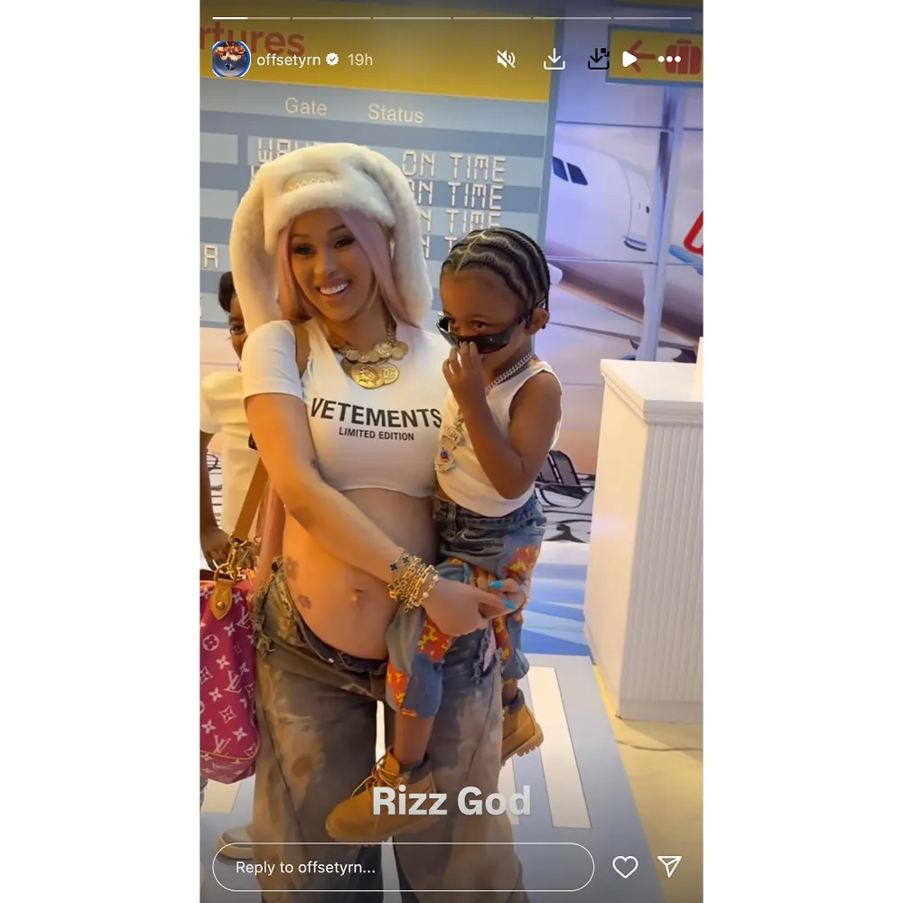Cardi B and Offset Reunite to Celebrate Son&rsquo;s Birthday