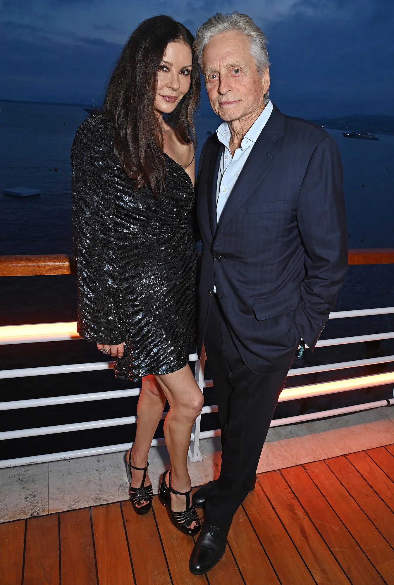 Catherine Zeta-Jones Strips Down for Michael Douglas 80th Birthday Tribute