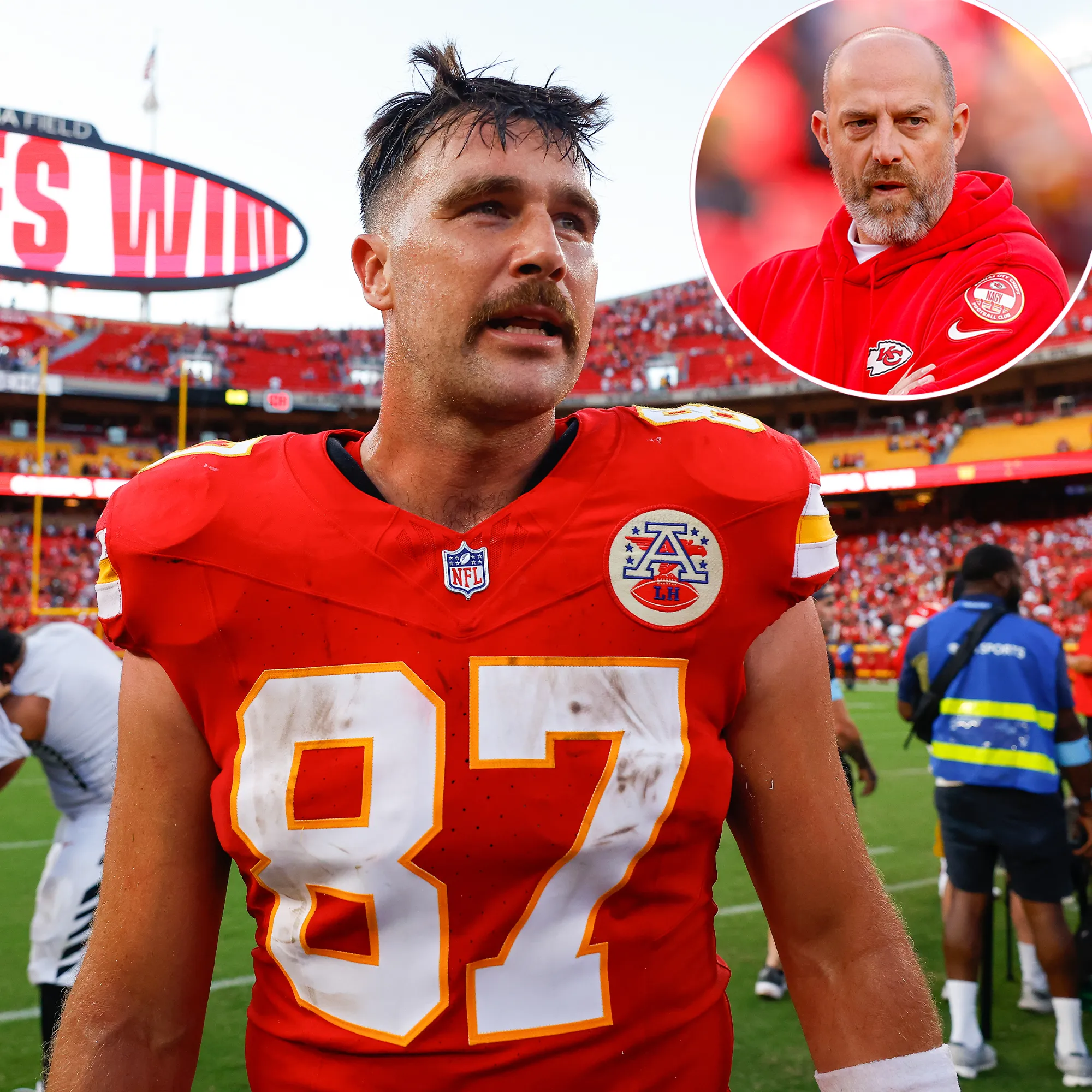Chiefs Coordinator Matt Nagy Not Worried About Travis Kelce s Slow Start