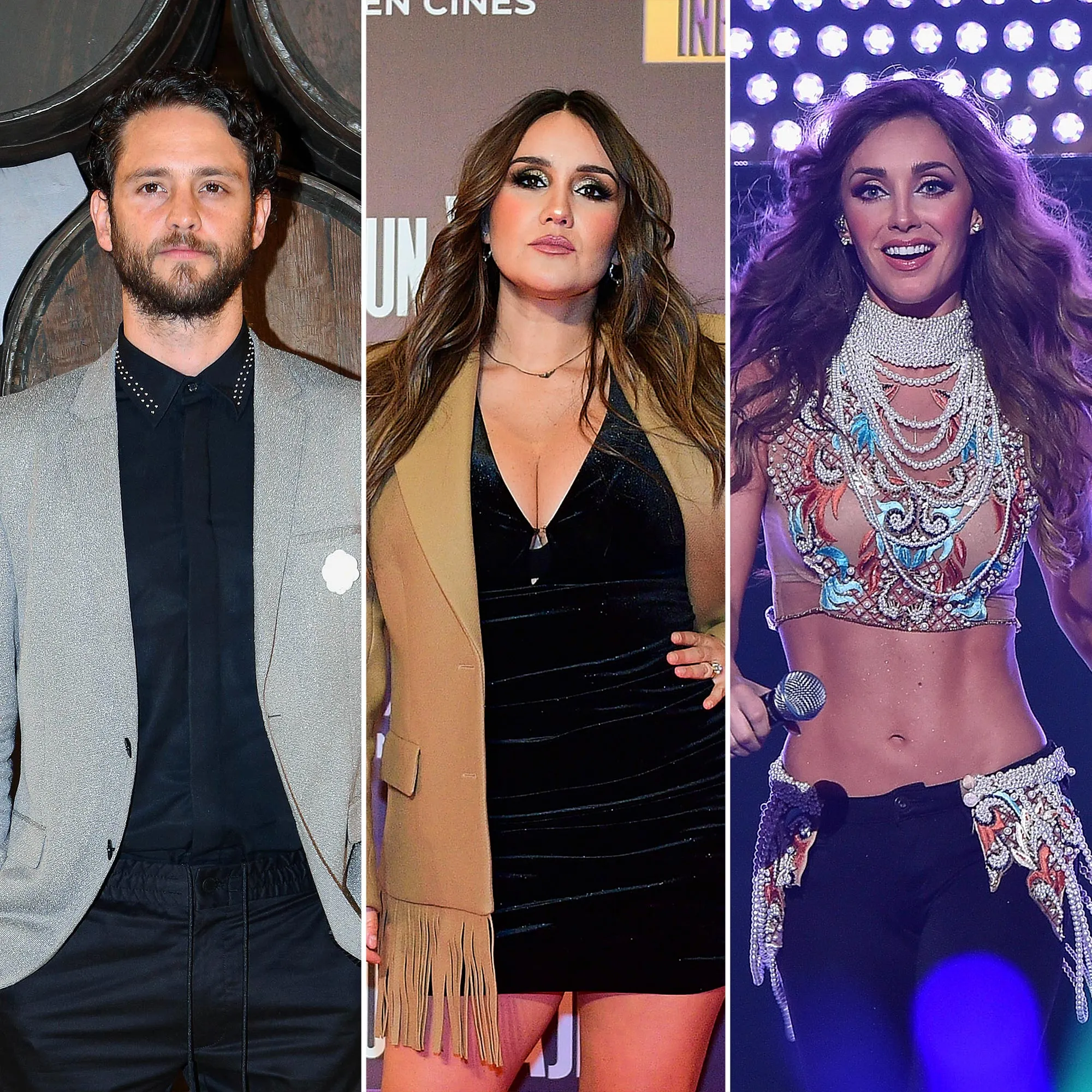 Dulce María poses for a photo during the red carpet of the film Diario Inesperado 520