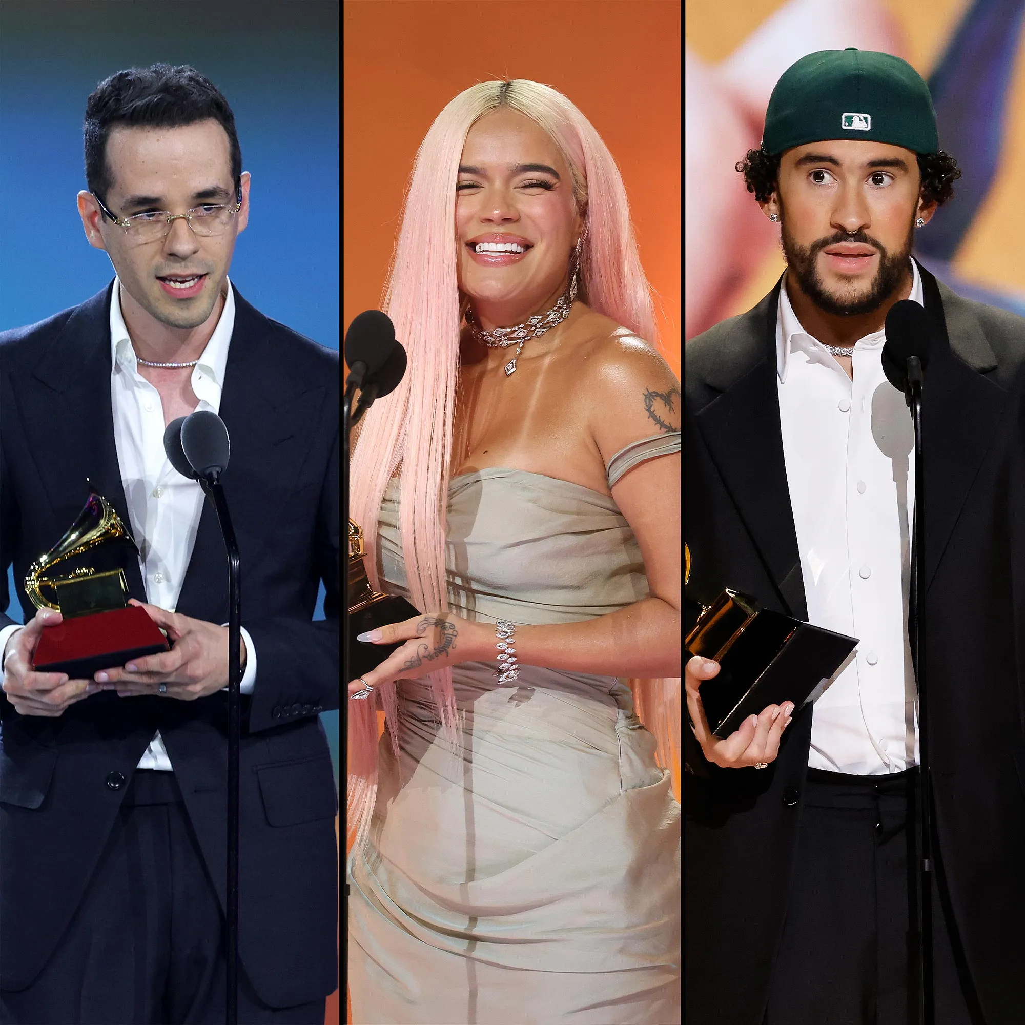 Edgar barrera Karol G y Bad Bunny