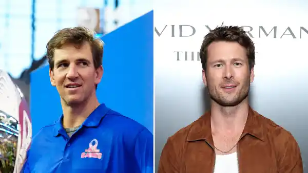 Eli Manning Says It s Unbelievable How Terrible Glen Powell Looks as Chad Powers