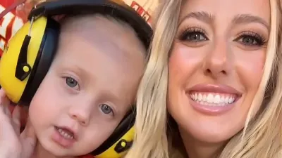 Feature Pregnant Brittany Mahomes Keeps Her Look Casual at 1st Kansas City Chiefs Game of the Season