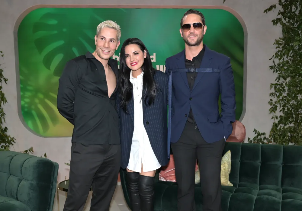 Christian Ch&aacute;vez, mayte Perroni y Christopher Von Ukermann