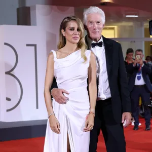 GettyImages-2169801203 Alejandra Silva and Richard Gere