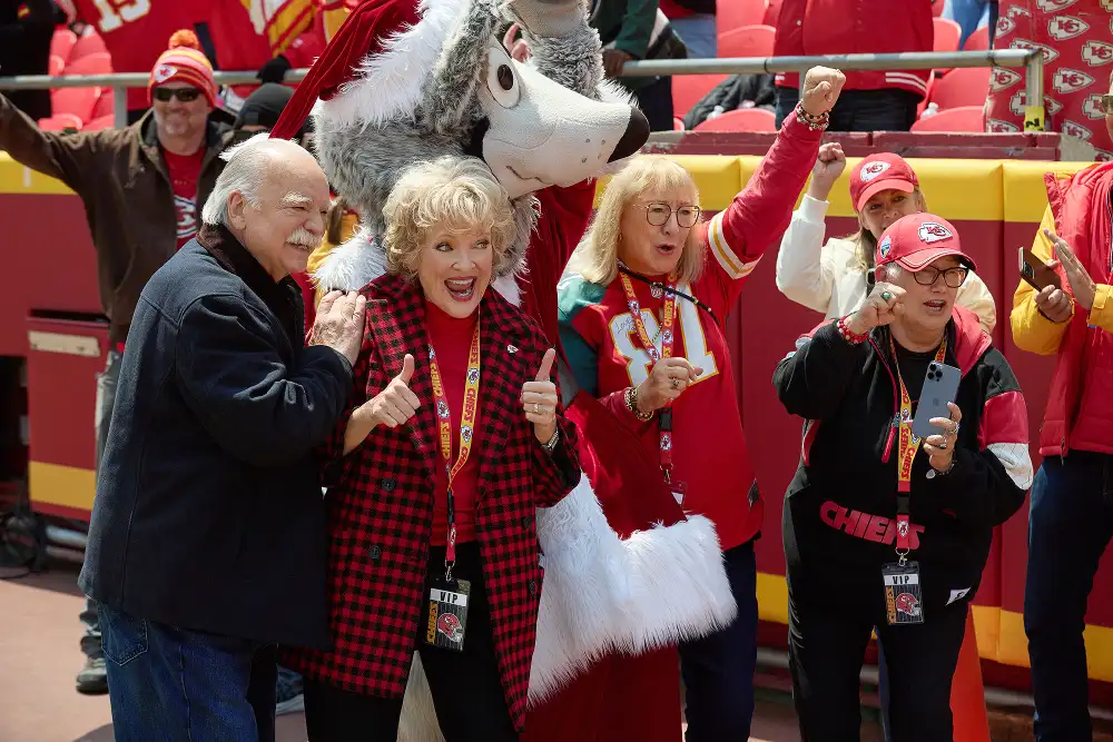 Hallmark&rsquo;s 1st Look at &lsquo;Holiday Touchdown: A Chiefs Love Story&rsquo; Has Donna Kelce, Nod to Taylor Swift