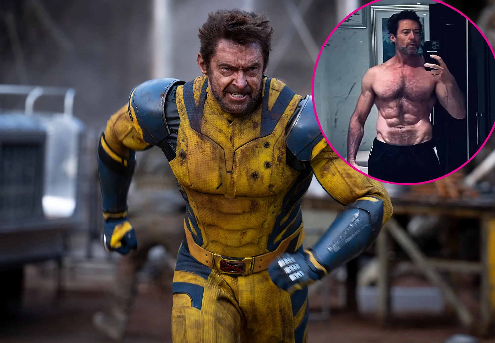 Hugh Jackman Shared Shirtless Thirst Trap Selfie of Wolverine Physique