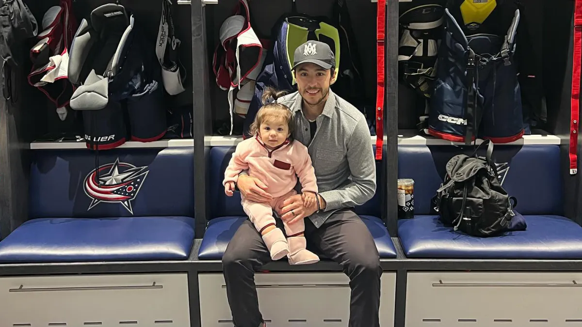 Johnny Gaudreau’s Daughter Noa Shows Off Hockey Skills in Cute Video With Johnny's Sister Katie