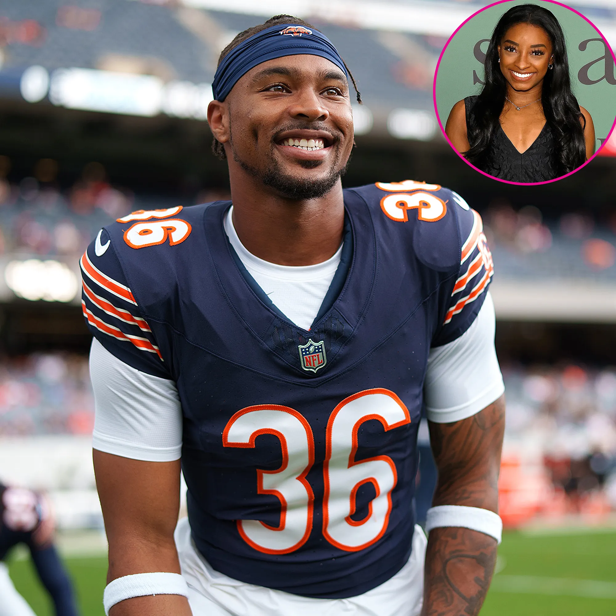 Chicago Bears&rsquo; Jonathan Owens Called 'Mr. Biles' by ESPN Broadcasters After Scoring Touchdown