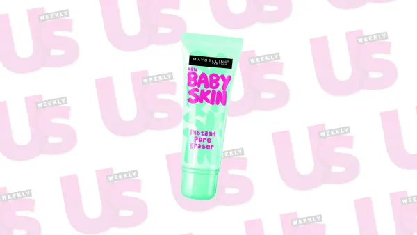 a beauty product on a pattered background