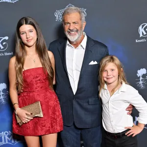 Mel Gibson Hits Monster Summer Red Carpet With Youngest Kids Lucia and Lars More About His Family
