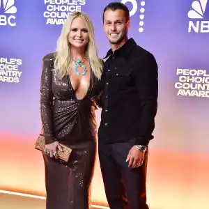Miranda Lambert and Brendan McLoughlin attend the 2024 People s Choice Country Awards 701