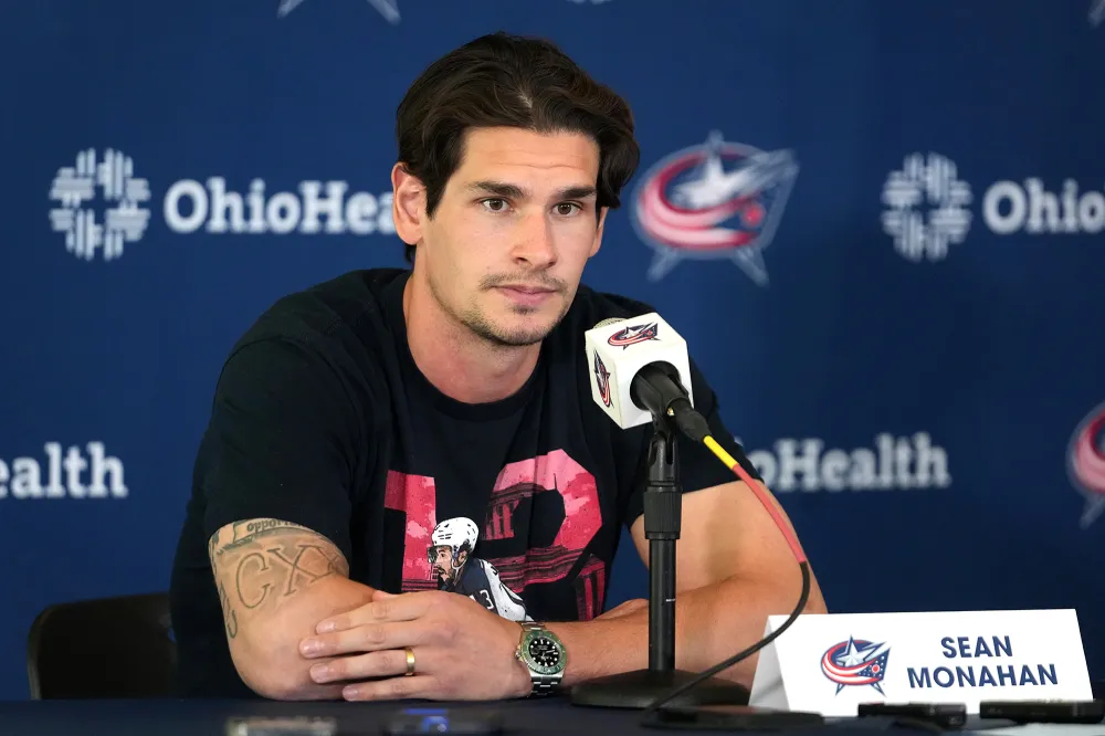NHL Sean Monahan Says Its Hard to Get Through Johnny Gaudreau Death