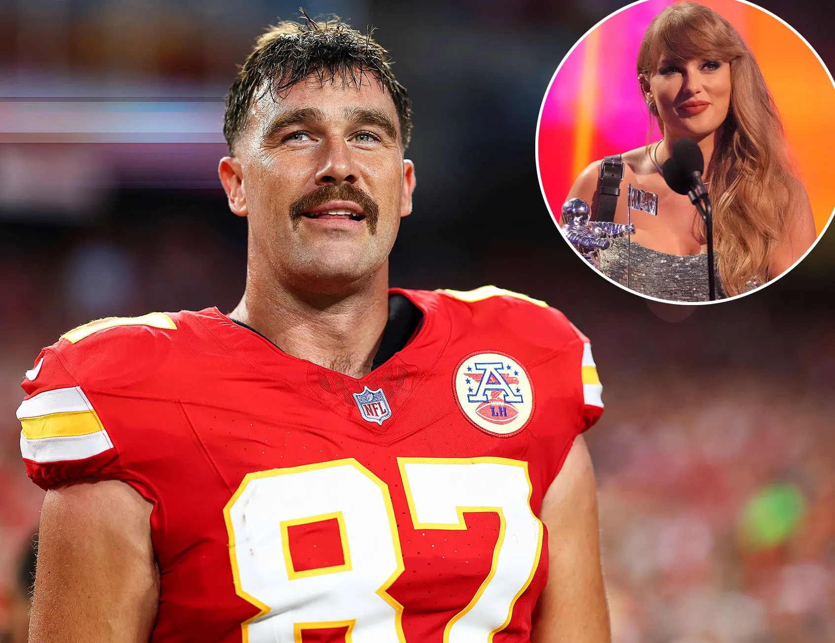 Promo Travis Kelce Subtly Supports Taylor Swift After Sweet VMAs Shout-Out