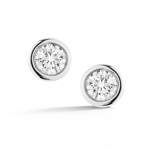 Dana Rebecca Designs Lulu Jack Bezel Diamond Studs