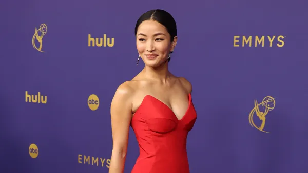 Shogun Star Anna Sawai Stuns in Red on the Emmys 2024 Red Carpet