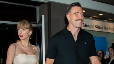 Taylor Swift Looks Ethereal in Ivory at New York City Wedding Brings Travis Kelce as Date