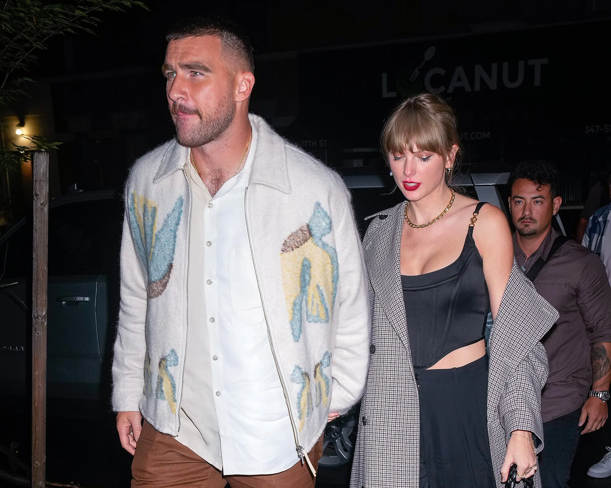 Taylor Swift and Travis Kelce Are All Glammed Up at NYC Wedding
