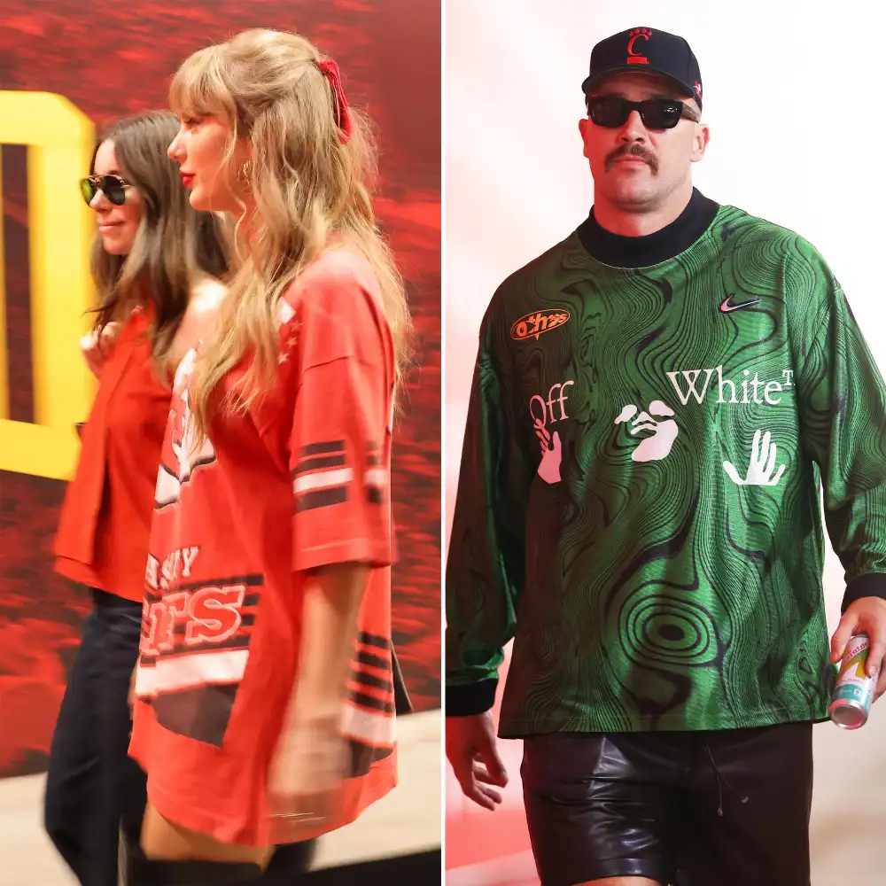 Taylor Swift and Travis Kelce