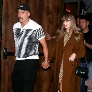 Taylor Swift and Travis Leaving NYC Restaurant