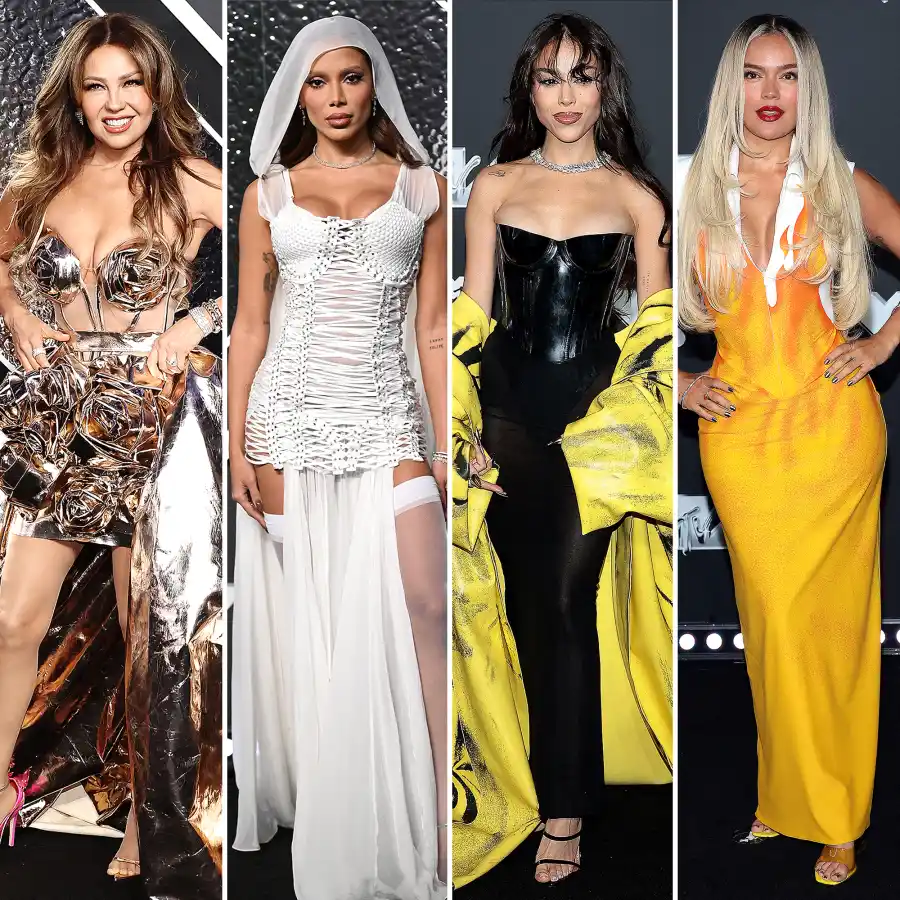 Thalia, Anitta, Danna Paola y Karol G