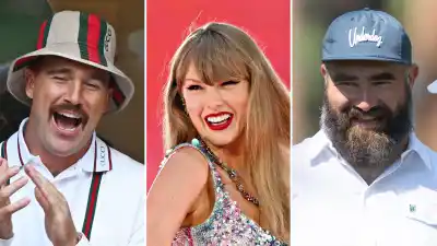 Travis Kelce and Taylor Swift Were Dying When Jason Said Tits on TV