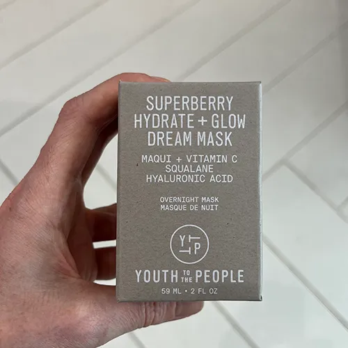 Youth To The People Superberry Hydrate + Glow Dream Night Cream + Mask with Vitamin C