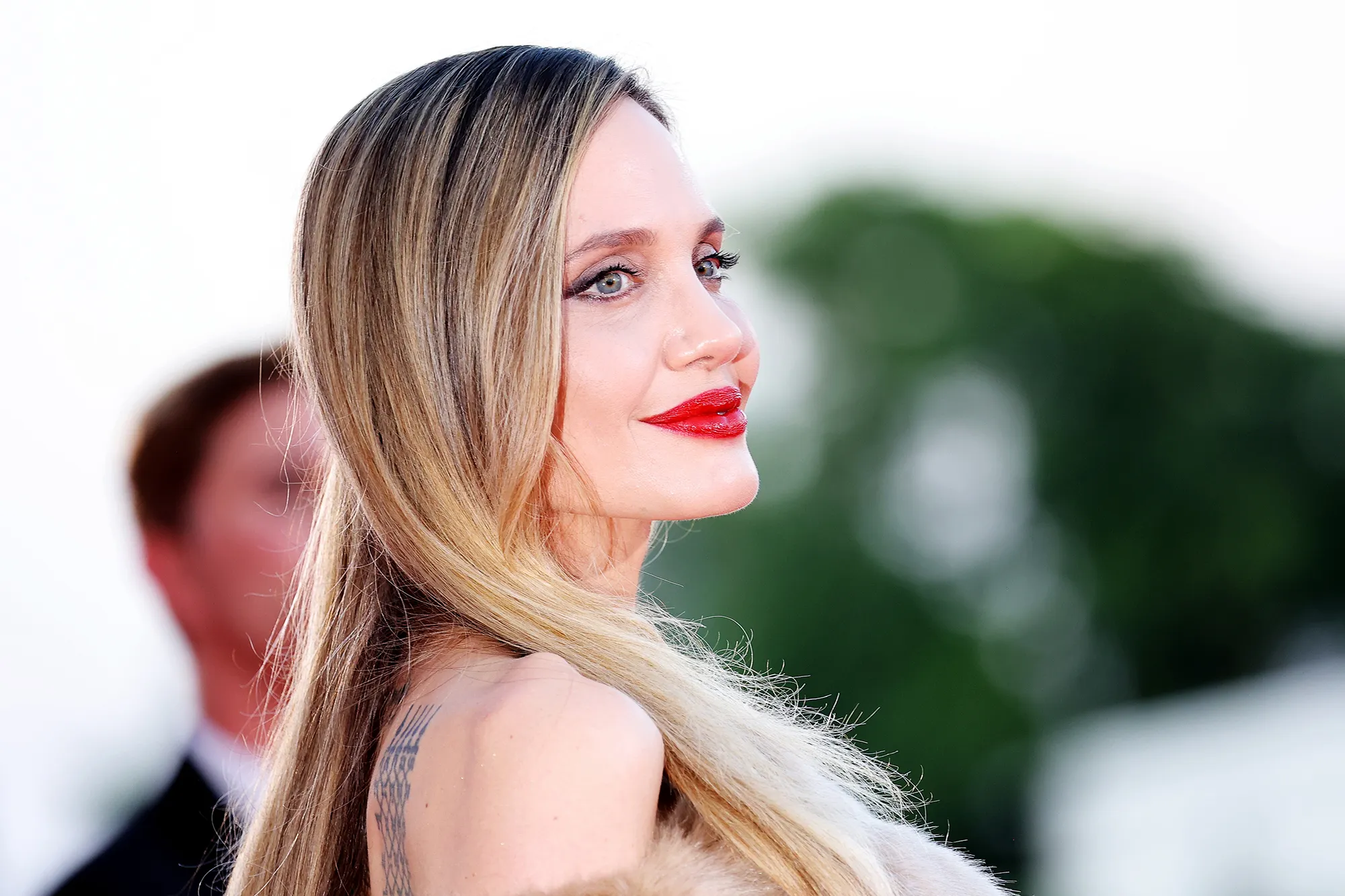 Angelina Jolie at the 81st Venice International Film Festival on August 29, 2024.