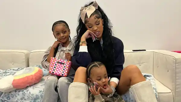 Cardi B Goes on Shopping Trip With Daughter Kulture and Son Wave