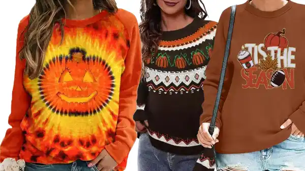 festive fall sweaters