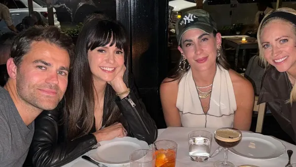 Nina Dobrev and Paul Wesley Have a Cute 'Vampire Diaries' Reunion