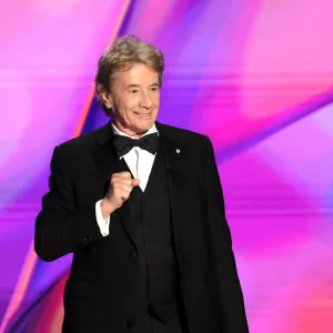 Martin Short Tells Selena Gomez 'I Got You, Baby' as They Present at Emmys