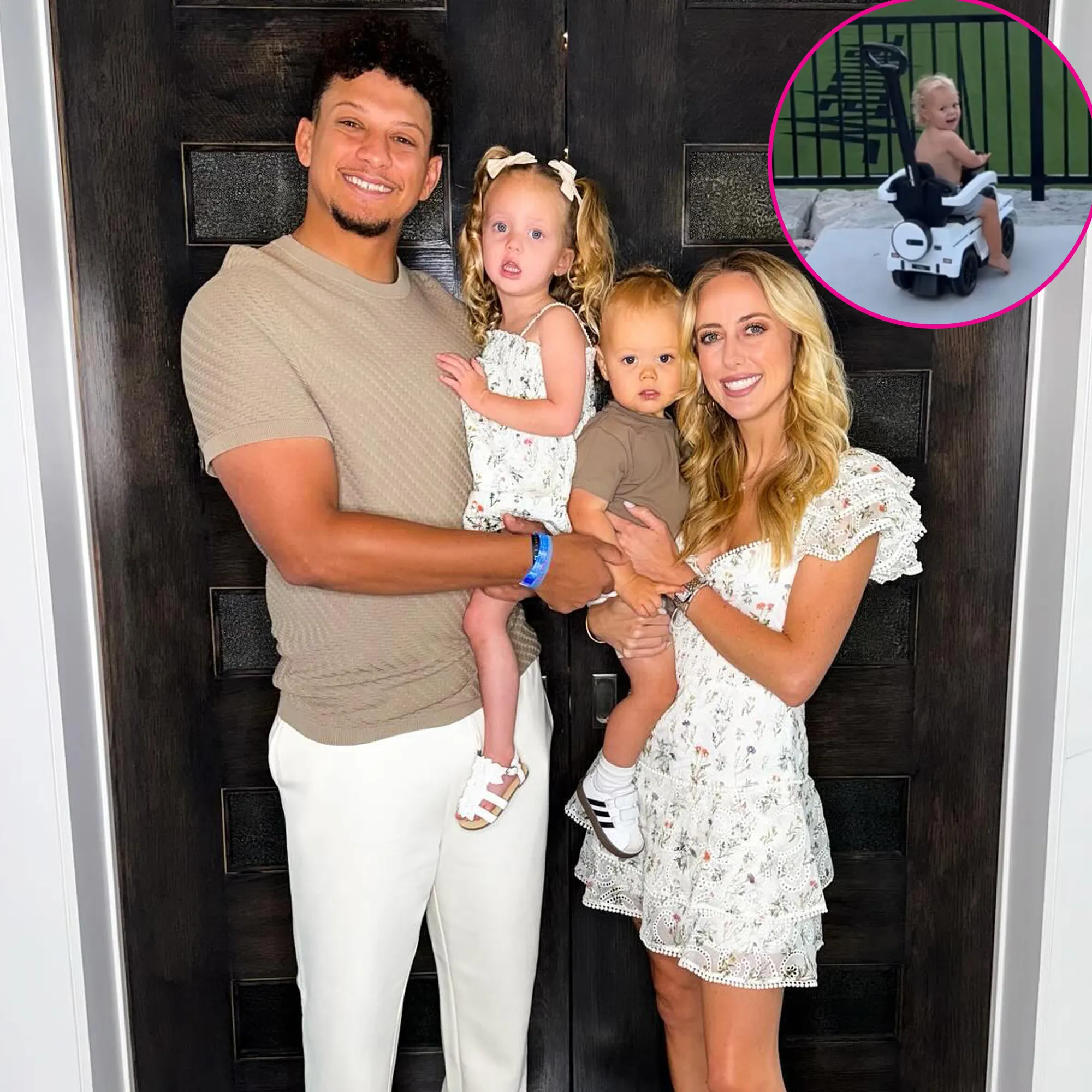 Patrick Mahomes and Wife Brittany Mahomes Have a Personalized Football Field in Their Backyard