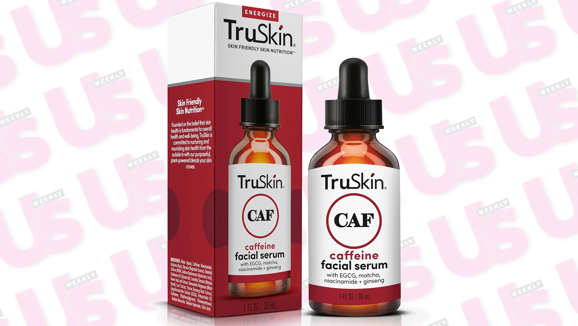 A box and a dropper bottle in a background