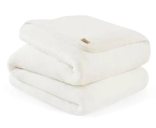 UGG Whitecap Plush Reversible Fleece Blanket