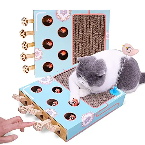 For Busy Kitties: Interactive Cat Scratching Pad