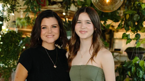 Tiffani Thiessen and daughter at t Cosette Wine Bar and was produced by Jason Rhee of the Rheefined Company
