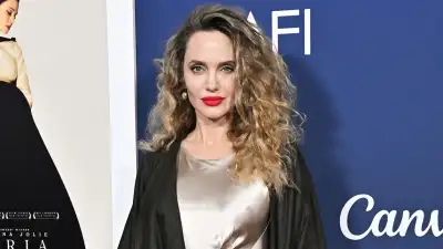 Angelina Jolie Looks Amazing With Curly Hair