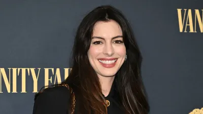 Anne Hathaway's Fall Coat Is Far Too Chic for Coat Check