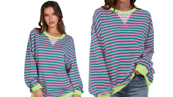 Anrabess striped sweatshirt
