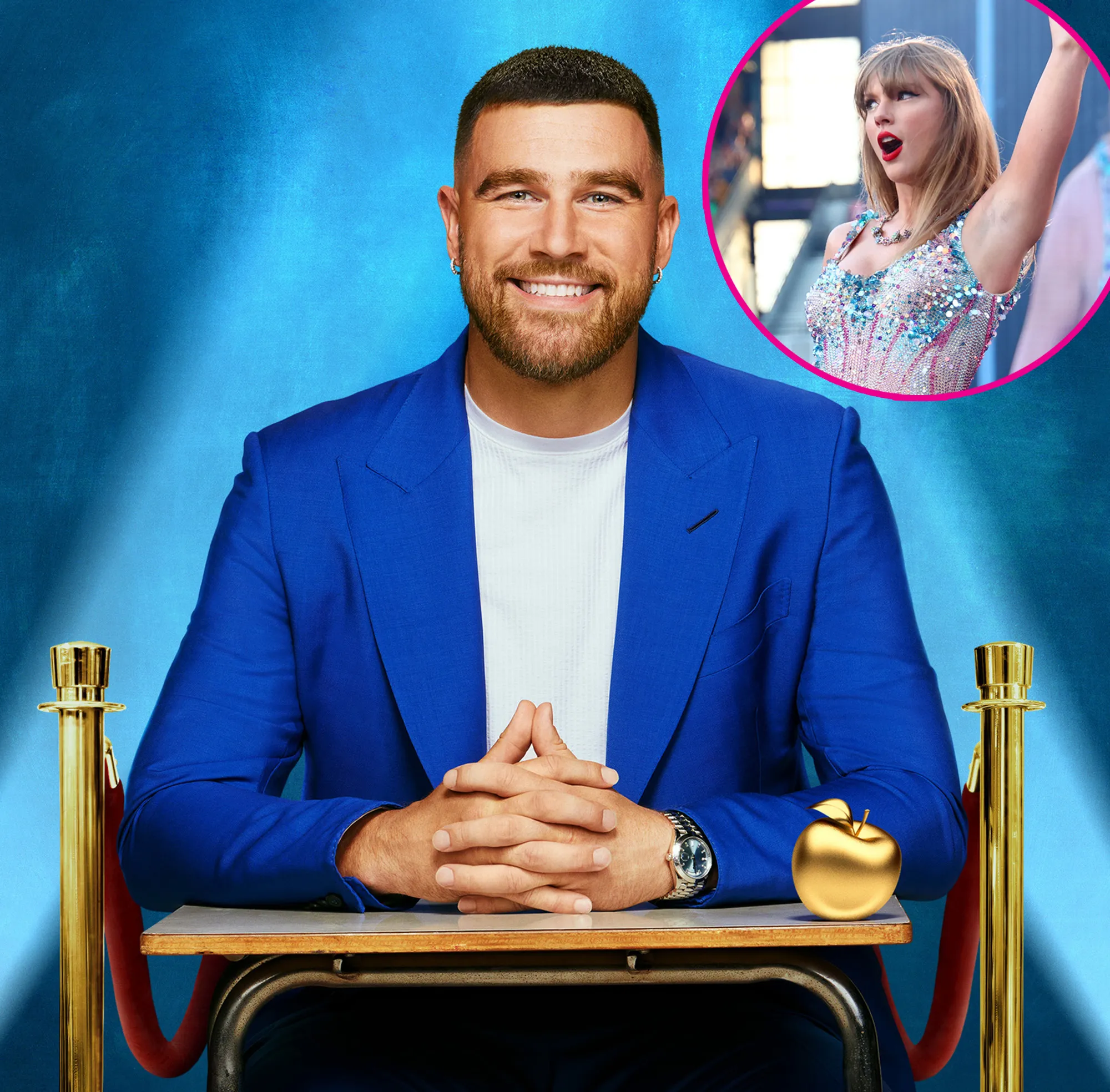 Are You Smarter Stars Tried to Get Travis Kelce to Fully Commit to Taylor Swift Jokes