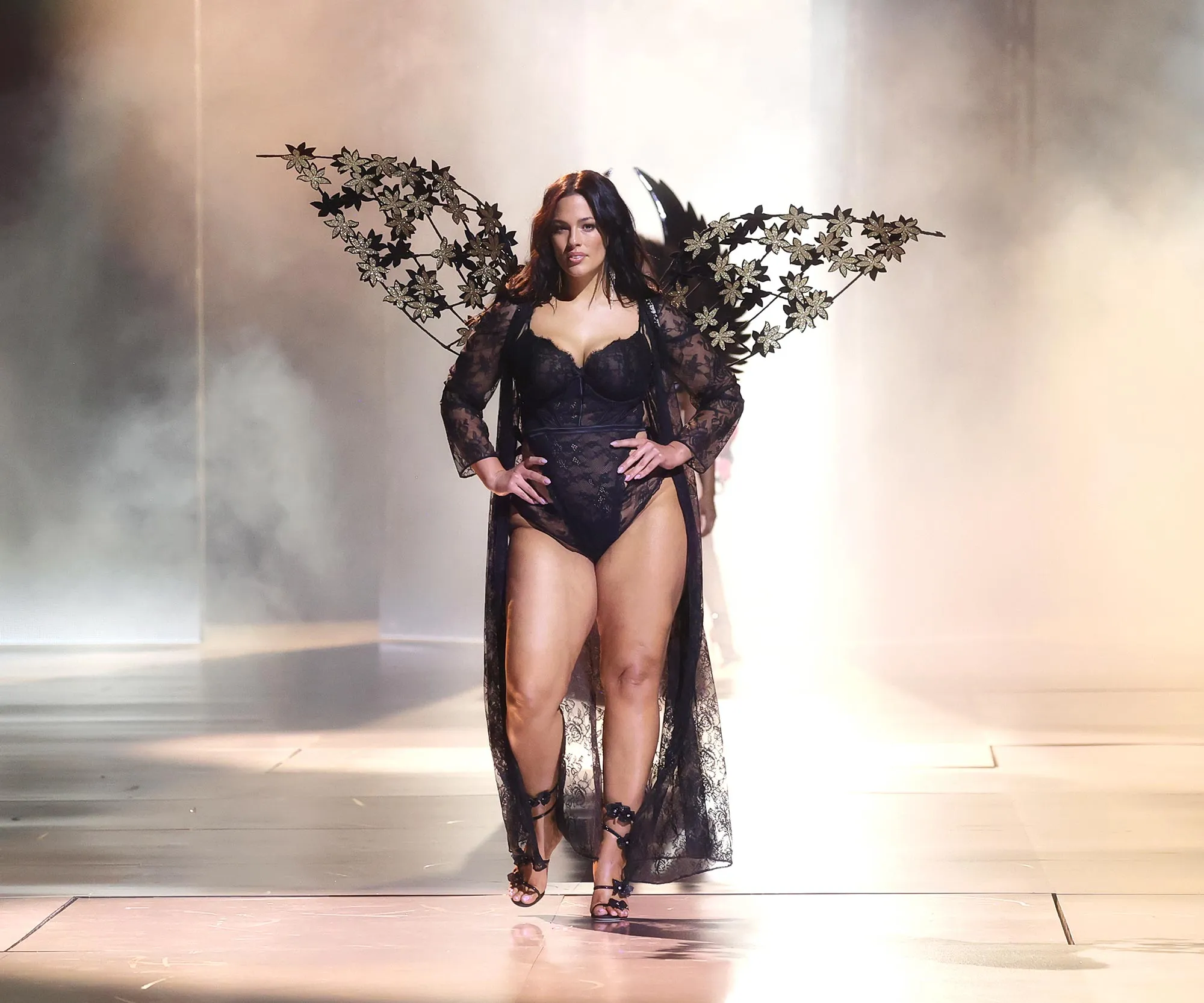 Ashley Graham walks the runway for the Victoria s Secret Fashion Show 2024