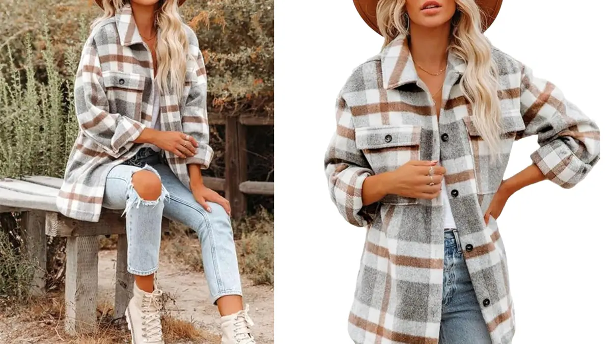 Beaully flannel shacket