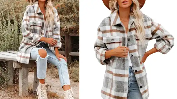 Beaully flannel shacket