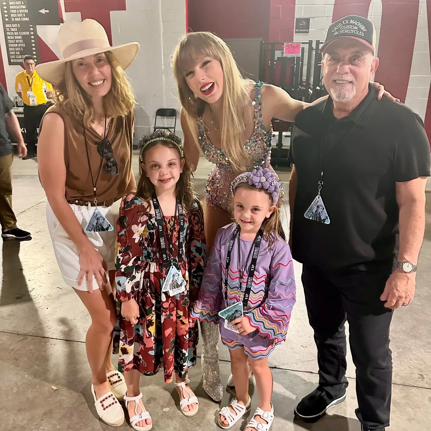 Billy Joel Takes Young Daughters to Taylor Swift as She Breaks His record