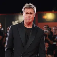 Brad Pitt attends the Wolfs red carpet bio