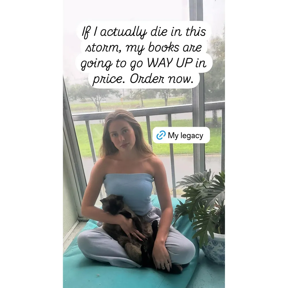 Caroline Calloway Says Her Building Never Flooded After Refusing to Evacuate Amid Hurricane Milton 2