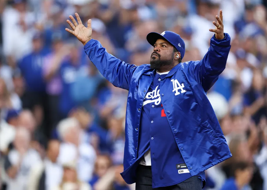 Ice Cube Celebrities at the 2024 World Series