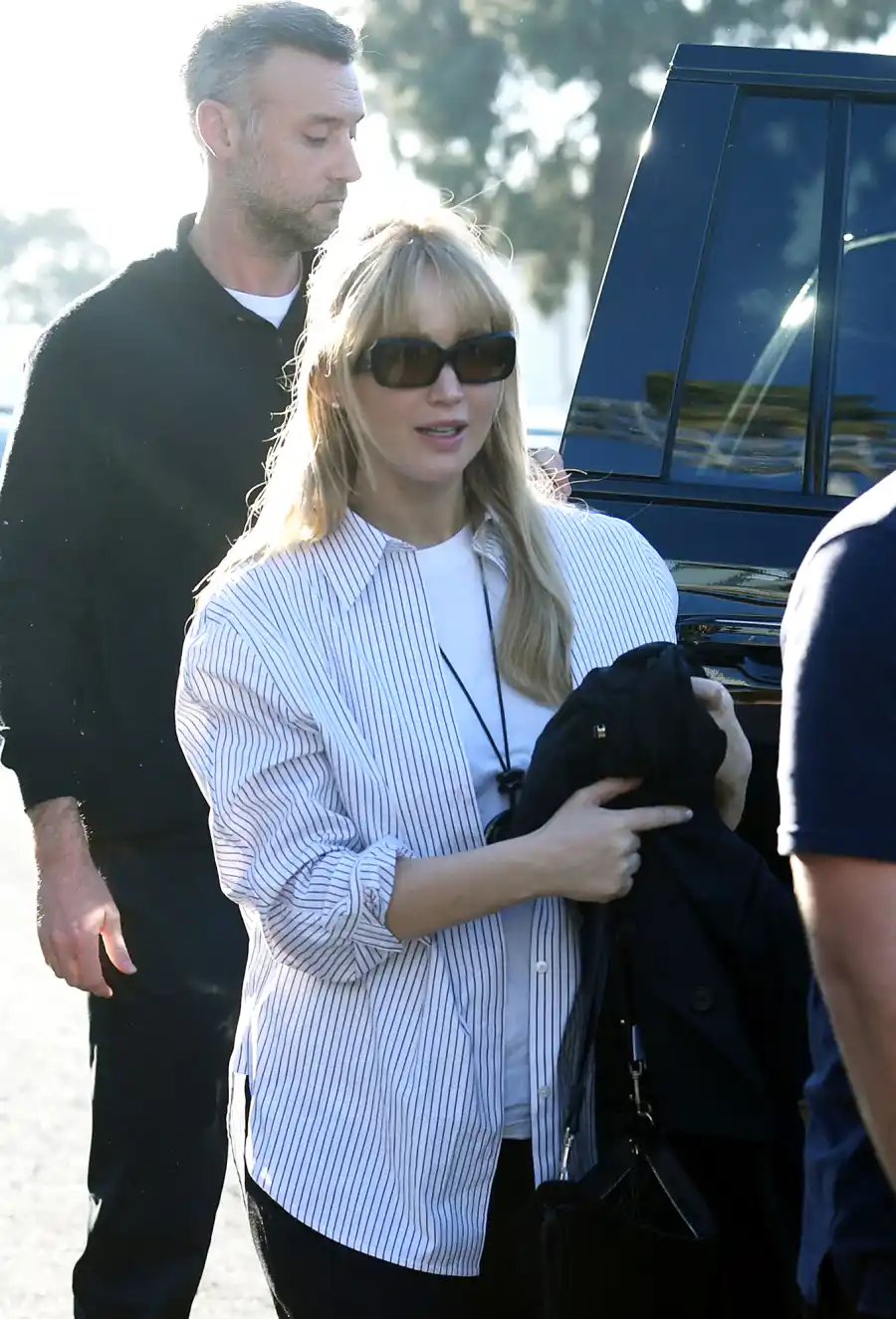 Jennifer Lawrence Celebrities at the 2024 World Series