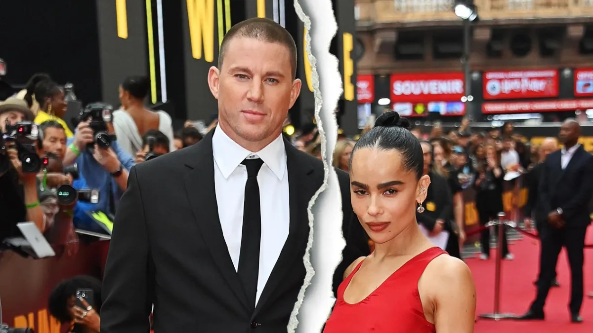 Celebrity Splits of 2024- Stars Who Have Called It Quits This Year Channing Tatum and Zoë Kravitz 371